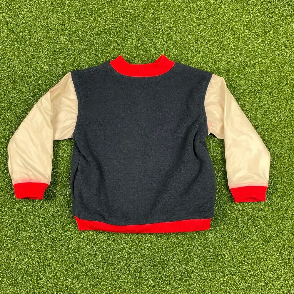 Vintage 90s Scooby Doo Soccer Mania Boys Navy Snap 2Pc Shirt & Jacket Set 4T - Picture 10 of 12
